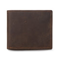 Sarah Express Leather Bifold Wallet for Men Dark brown Horizontal payment