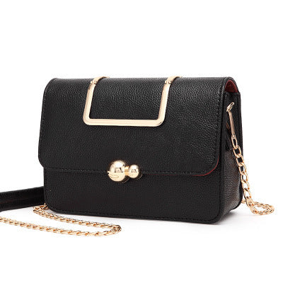 Sarah Express Structured Chain Detail Small Crossbody Bag