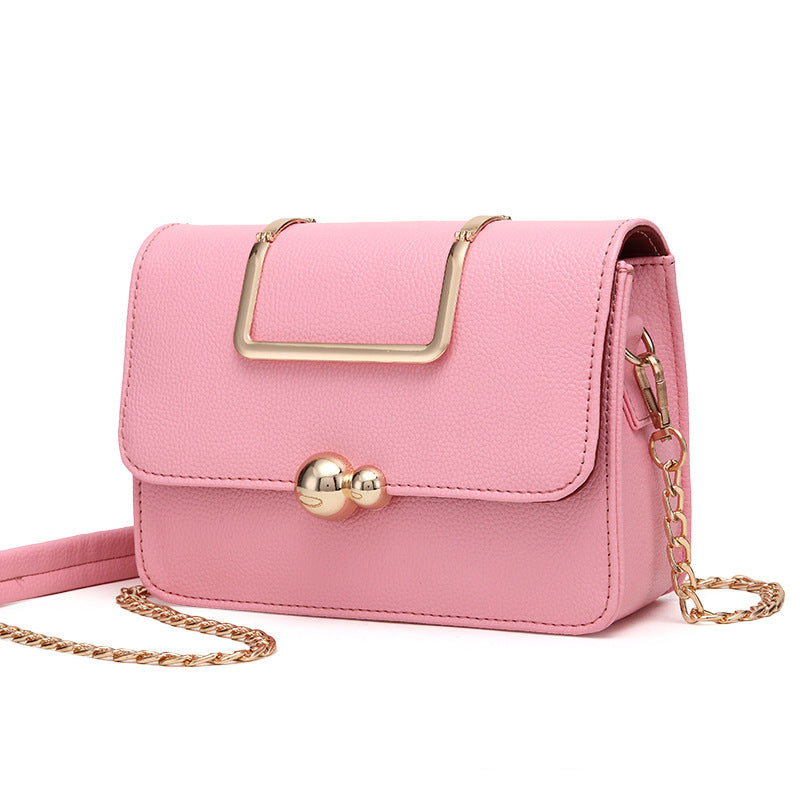 Sarah Express Structured Chain Detail Small Crossbody Bag
