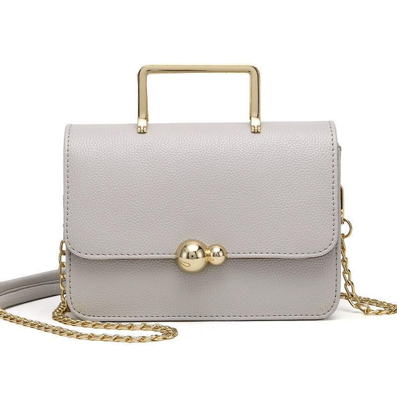 Sarah Express Structured Chain Detail Small Crossbody Bag