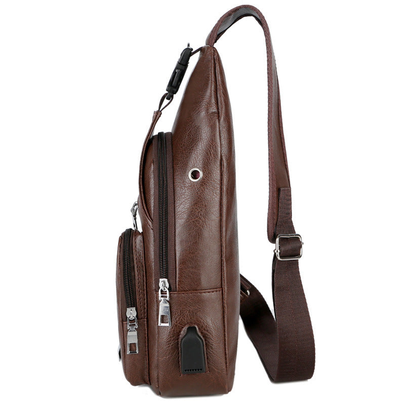 Sarah Express USB Charging Chest Messenger Bag