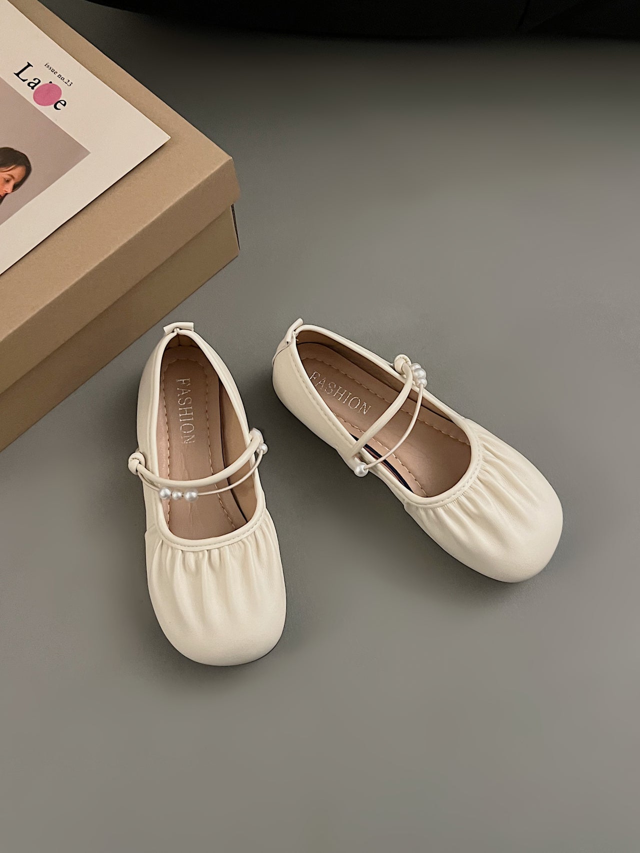 2026 Fall New Silver Mary Jane Loafers, French Gentle Shallow Vamp Flats Women Dress Shoes For Skirts – product detail alternate view 6