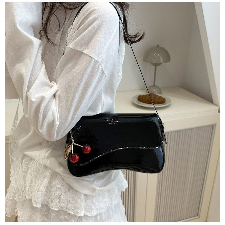 Sarah Express Minimalist PU Leather Square Shoulder Bag