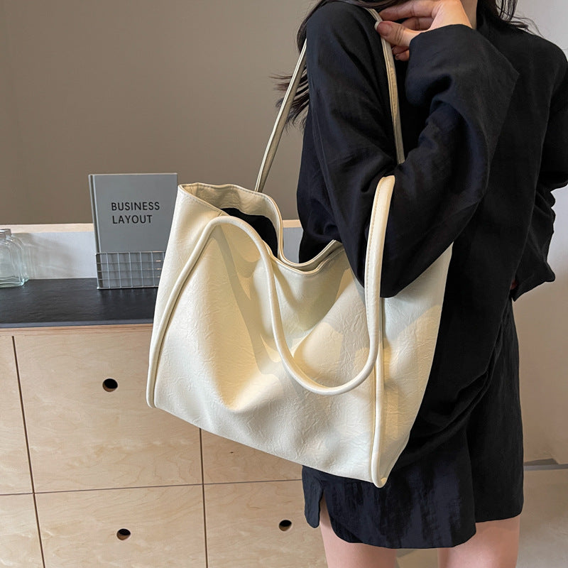Sarah Express Soft Leather Shoulder Bag Commuter Tote