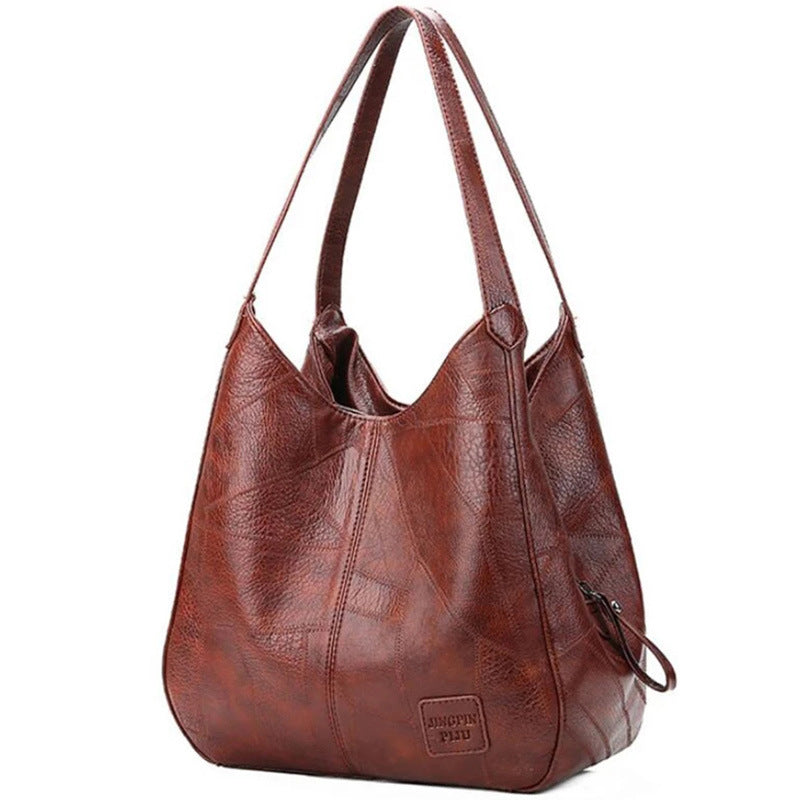 Sarah Express Soft PU Leather Bucket Shoulder Bag