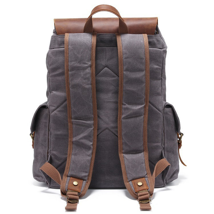 Sarah Express Canvas Oil Wax Waterproof Rucksack