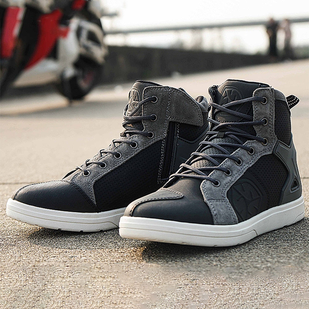Sarah Express Motorcycle Riding Boots with Protection Black