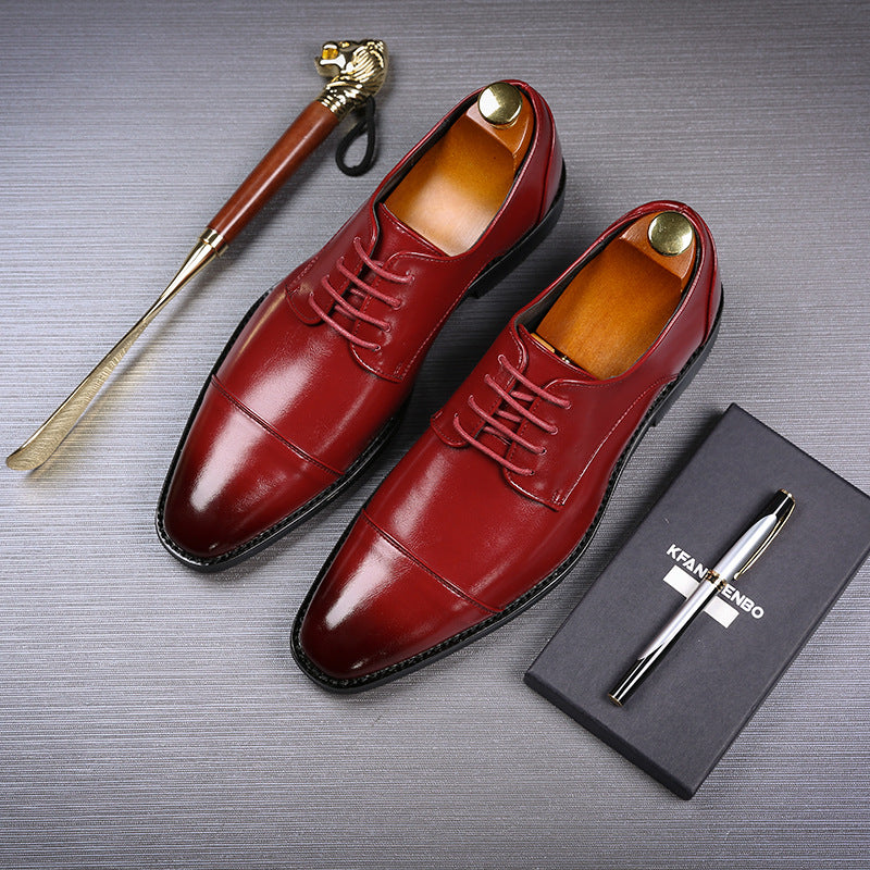 British Style Men's Business Dress Shoes – product detail alternate view
