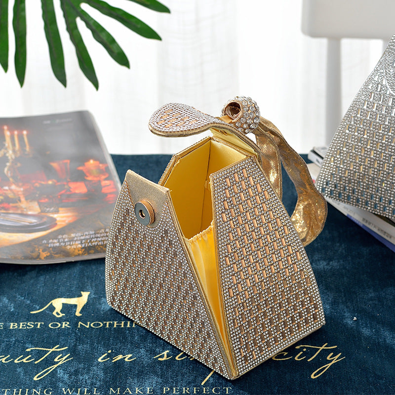 Sarah Express Triangle Rhinestone Banquet Handbag