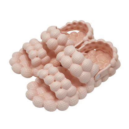 Sarah Express Women's Bubble Thick Soled Sandals Pink