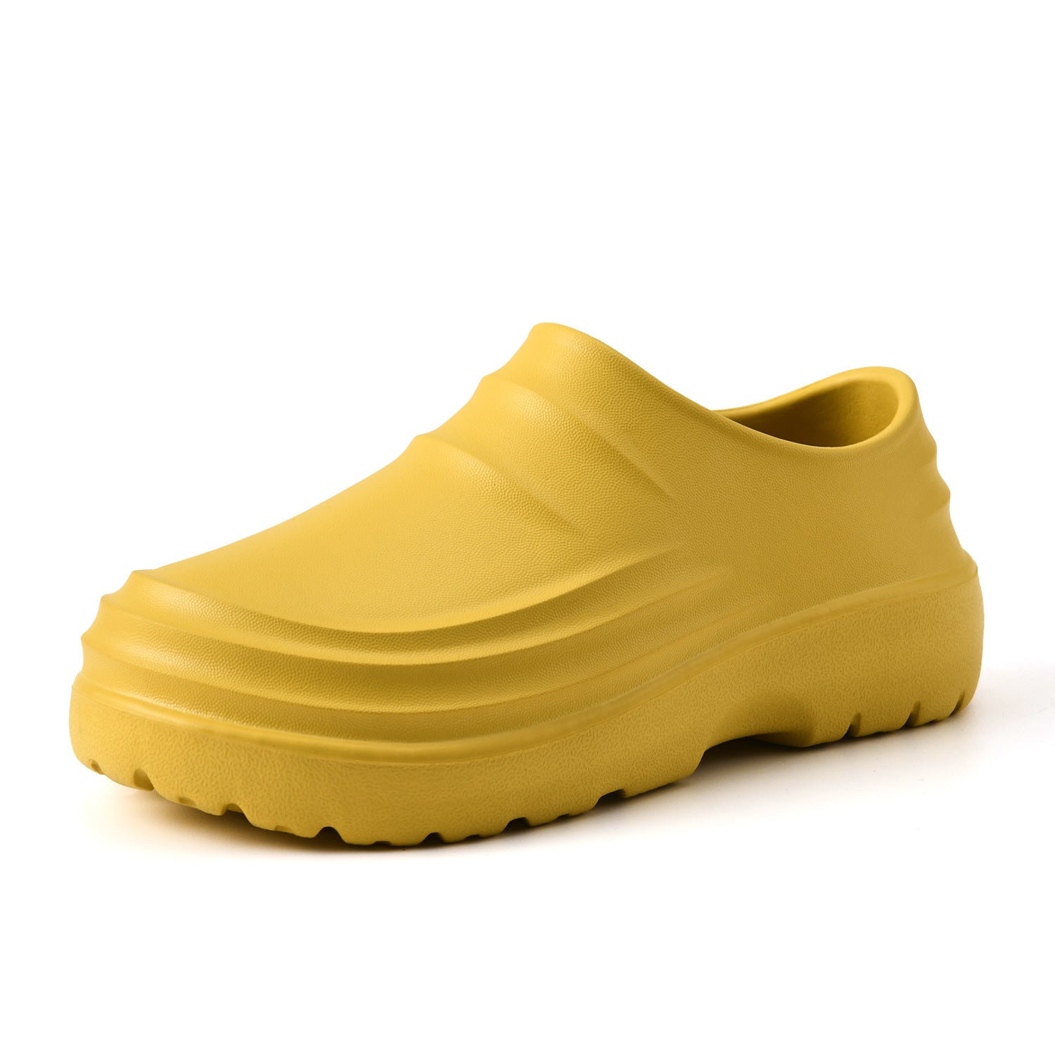 Sarah Express Waterproof Non-Slip EVA Kitchen Work Slippers Yellow
