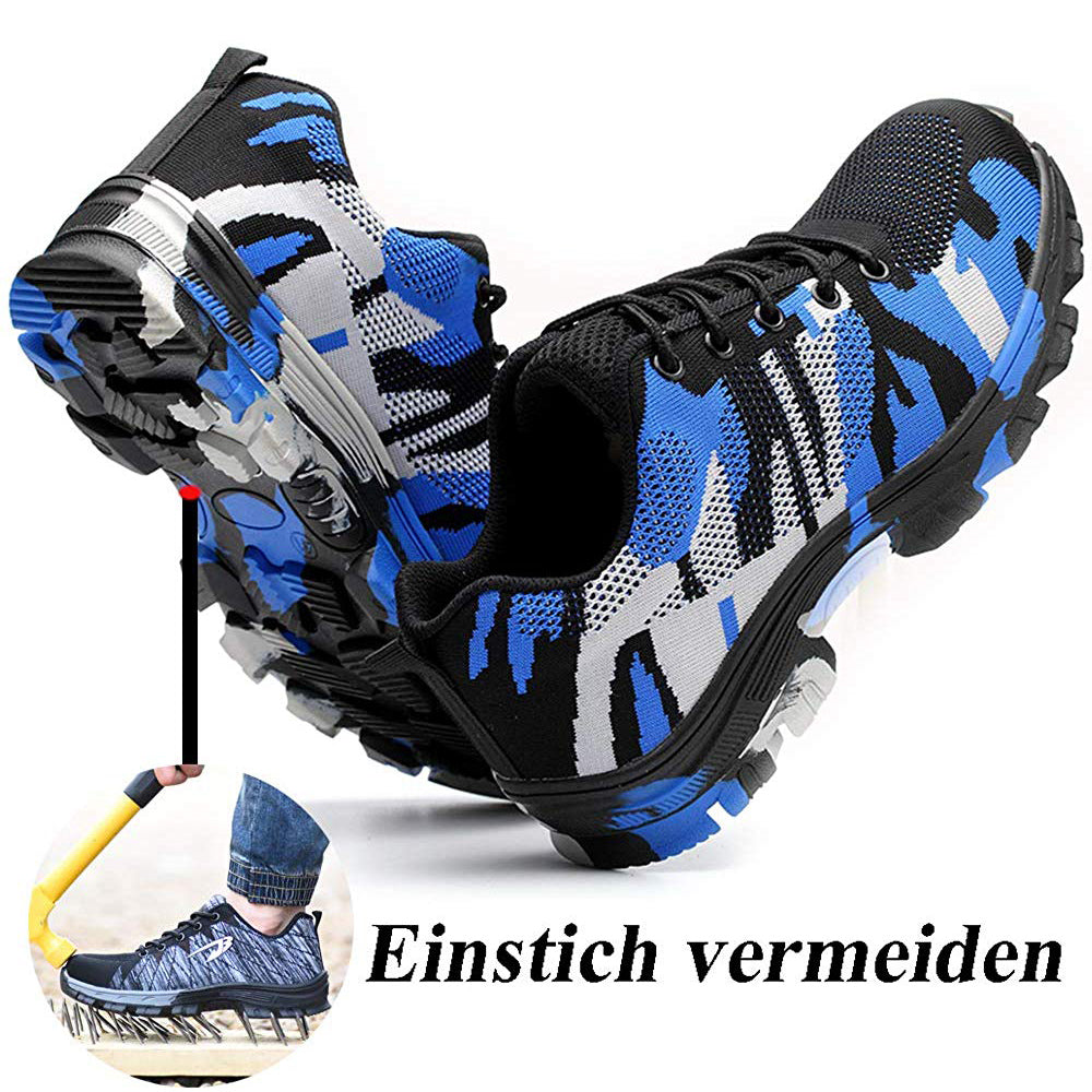 Sarah Express Camo Mesh Work Safety Boots