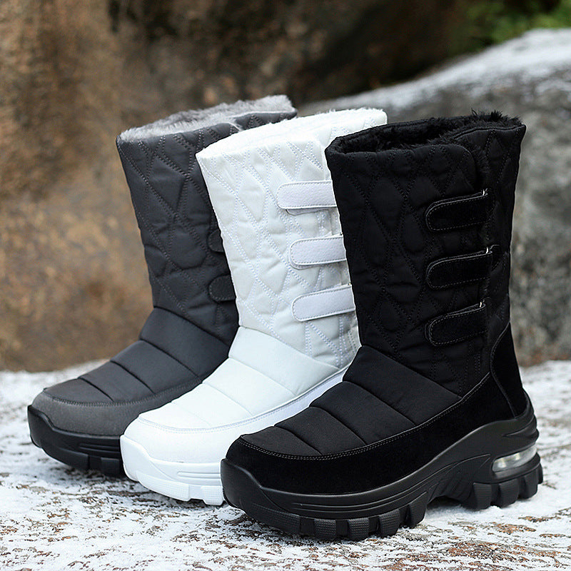 Sarah Express Women's High Top Velvet Snow Boots