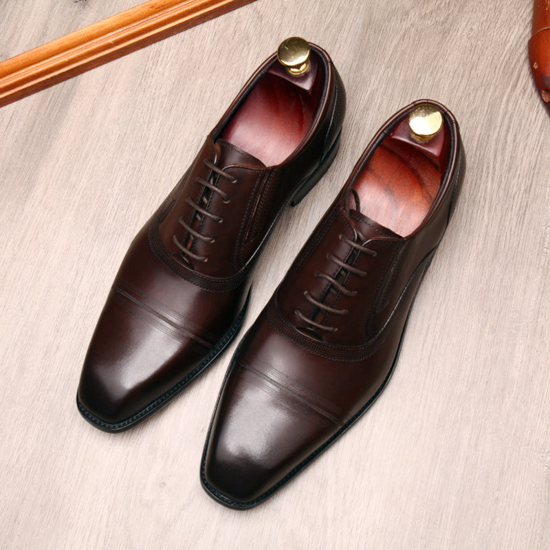 Sarah Express Men's Formal Leather Oxford Shoes