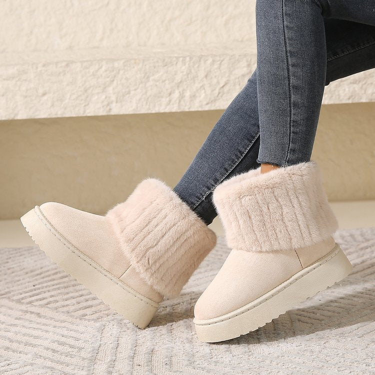 Sarah Express Plush Lined Thick Sole Winter Boots