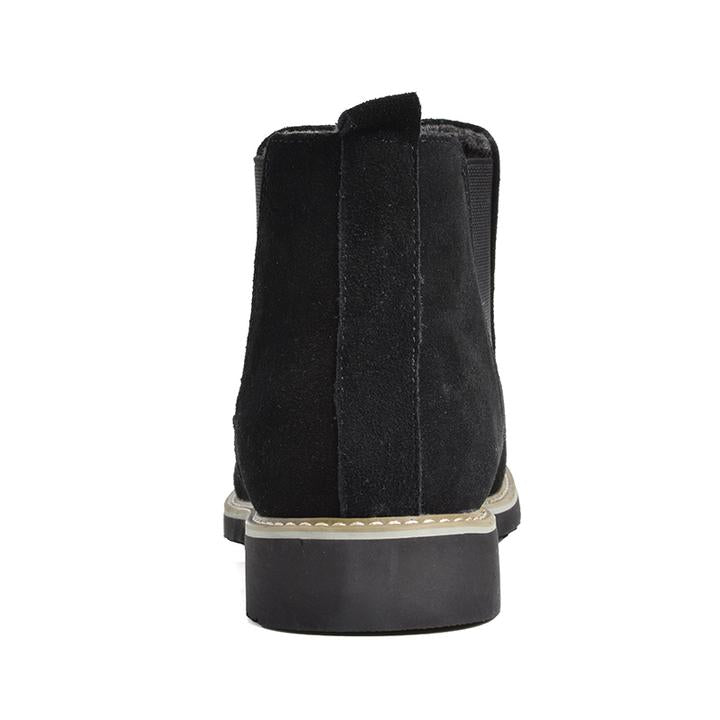Sarah Express Men's Classic Suede Chelsea Boots