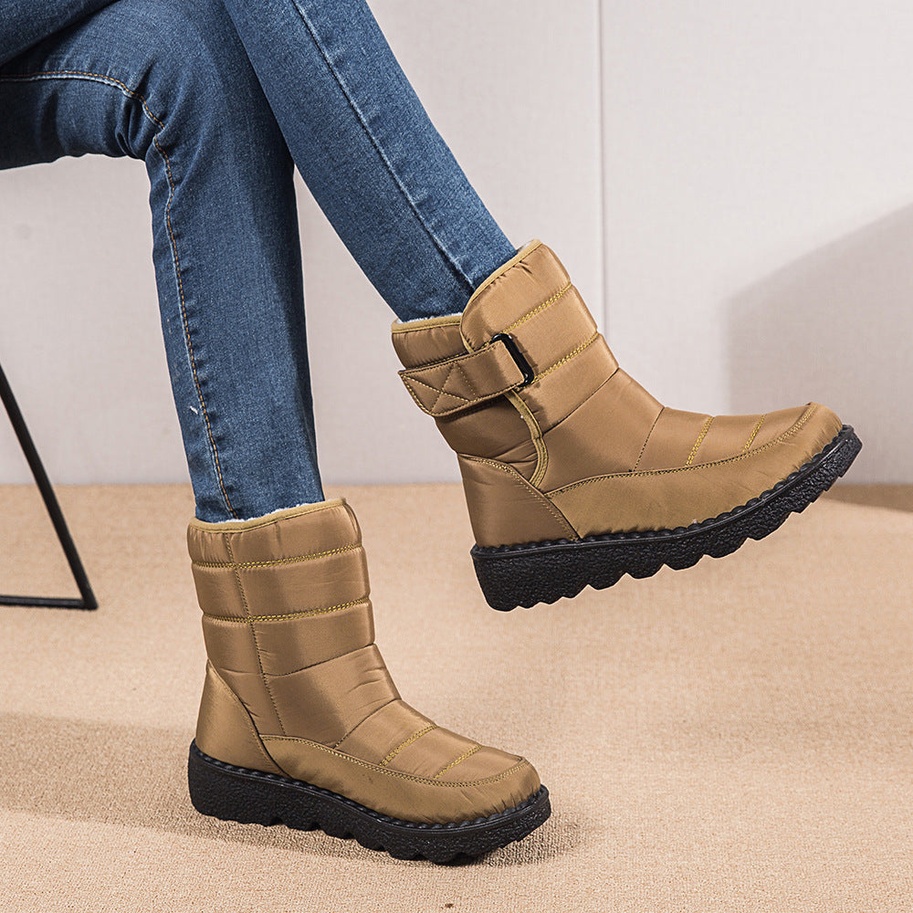 Sarah Express Plush Lined Waterproof Winter Ankle Boots