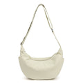 Sarah Express Nylon Dumpling Shoulder Bag Beige