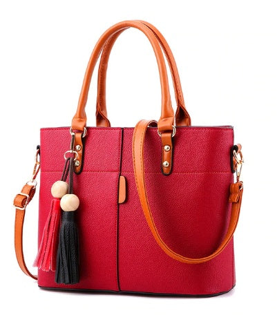 Sarah Express Structured Tassel Detail Shoulder Bag