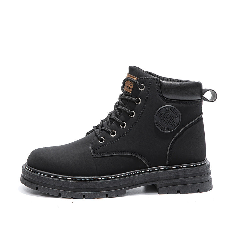 Sarah Express Men's Martin Lace-Up Ankle Boots