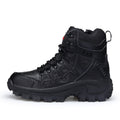 Sarah Express Men's Tactical Lace-Up Outdoor Boots Black