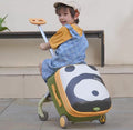 Sarah Express 2-in-1 Kids Ride-On Travel Suitcase Panda 45L