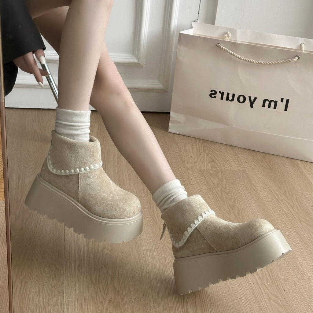 Sarah Express Retro Height-Boosting Women's Winter Snow Boots