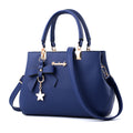 Sarah Express Structured Bow Accent Messenger Handbag Royal blue