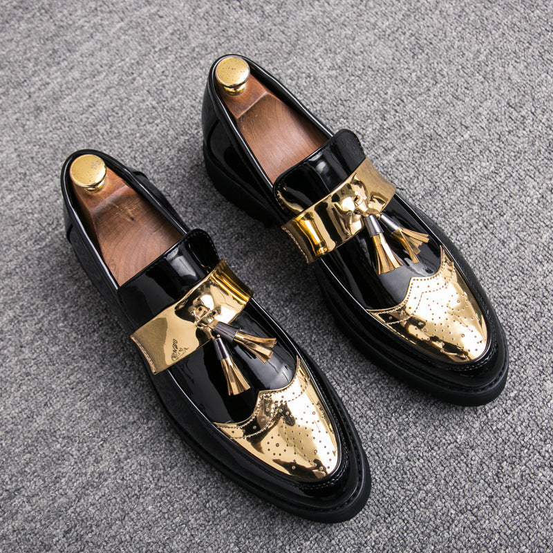 Sarah Express Men's British Style Tassel Loafers