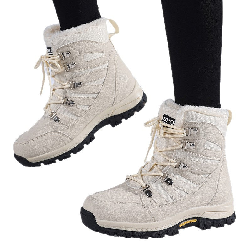 Sarah Express Women's Fleece-Lined Waterproof Winter Snow Boots