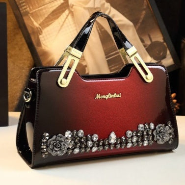 Sarah Express Studded Pillow Tote Shoulder Bag