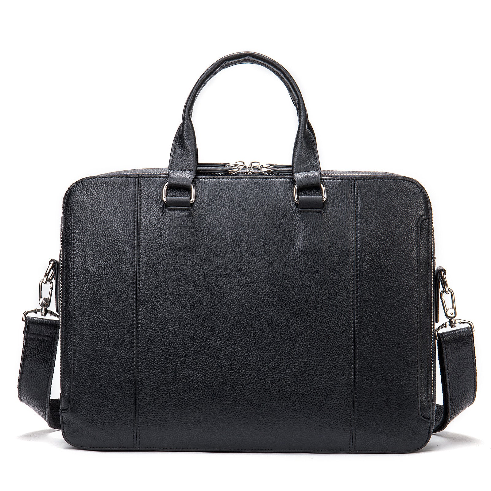Sarah Express Retro Casual Leather Laptop Business Bag Black