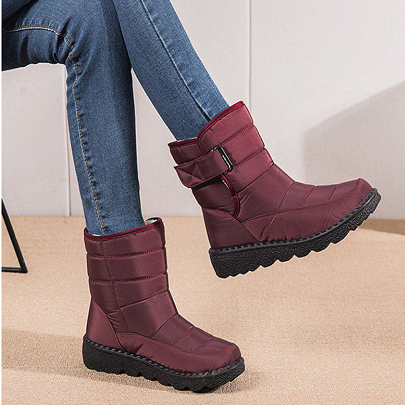 Sarah Express Plush Lined Waterproof Winter Ankle Boots