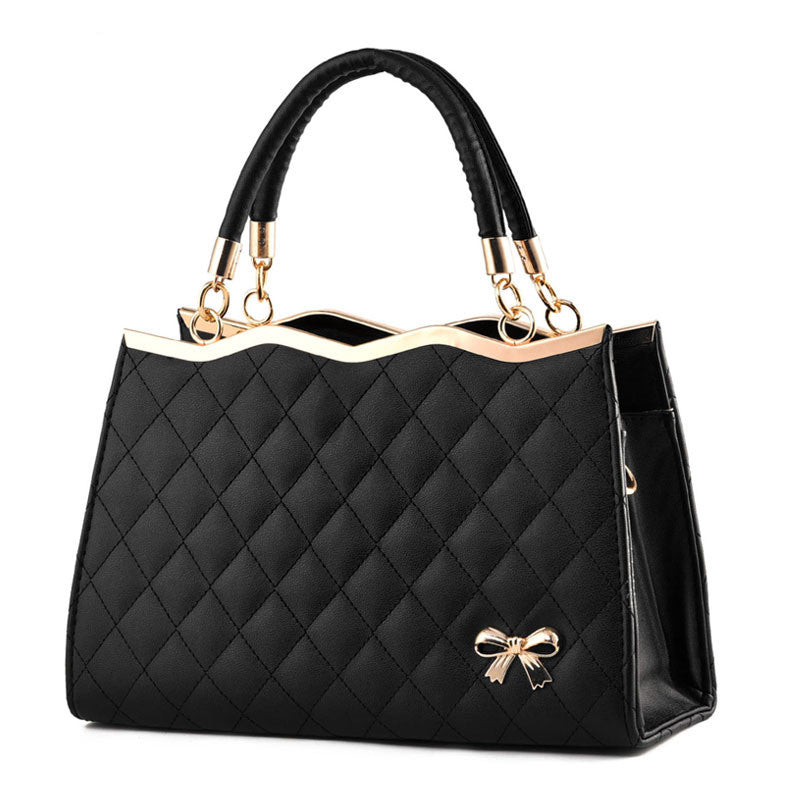 Sarah Express Quilted Bow Detail Crossbody Handbag