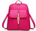 Sarah Express Simple Fashion Lady Backpack Hot pink