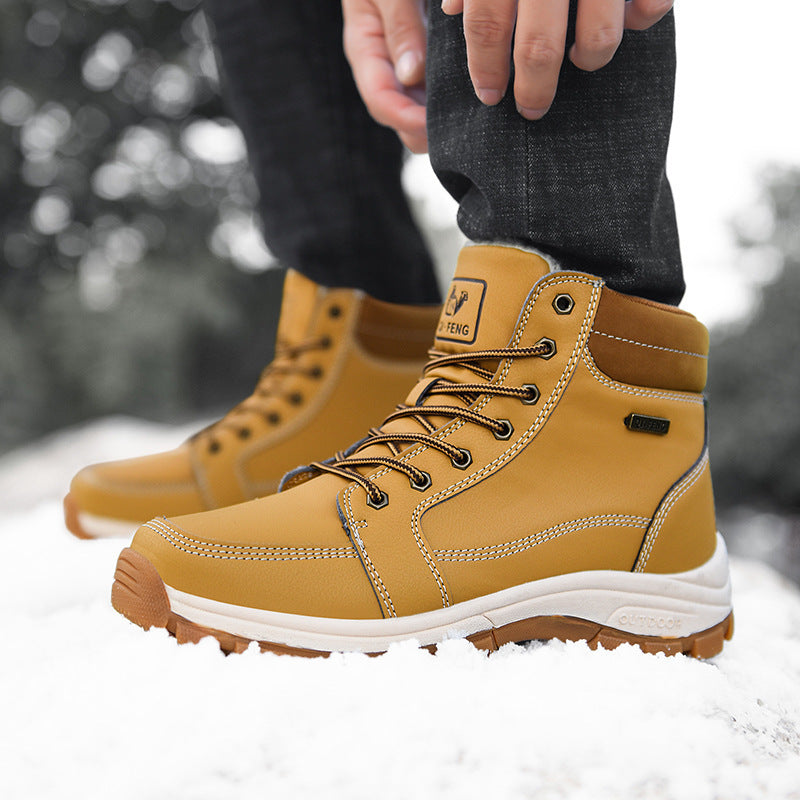 Sarah Express Men's Outdoor Winter Ankle Snow Boots