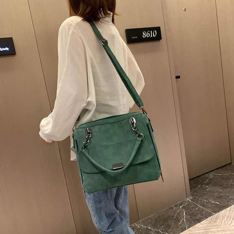 Sarah Express Matte Finish Structured Shoulder Handbag