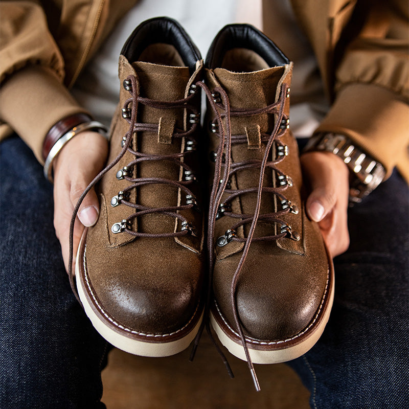 Sarah Express Men's Retro Mountaineering High-top Boots
