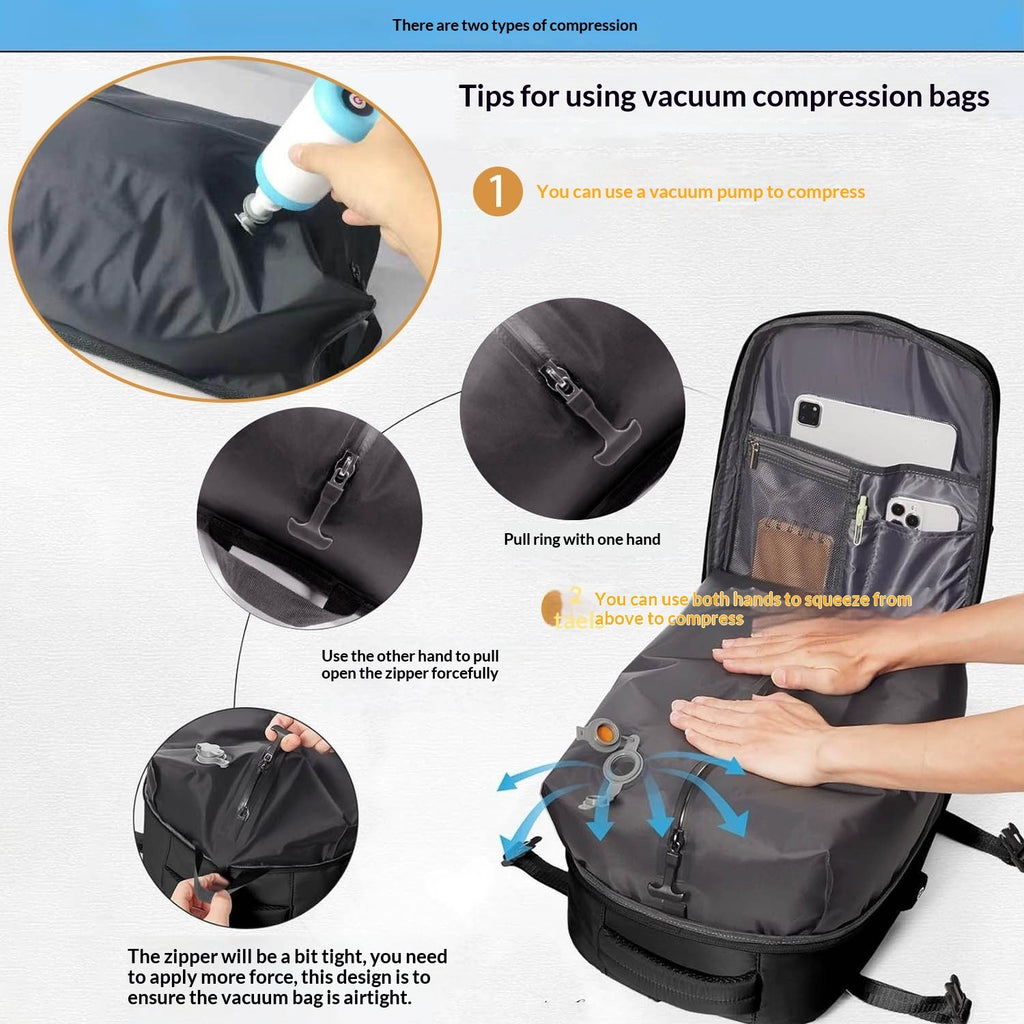 Sarah Express Waterproof Laptop Backpack with Dry-Wet Separation