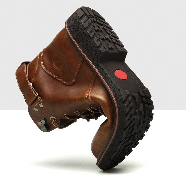 Sarah Express Men's Fleece Lined Retro Martin Boots