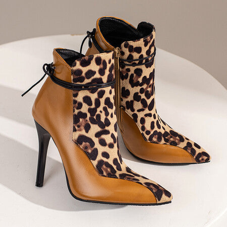 Sarah Express Pointed Toe Stiletto High Heel Boots