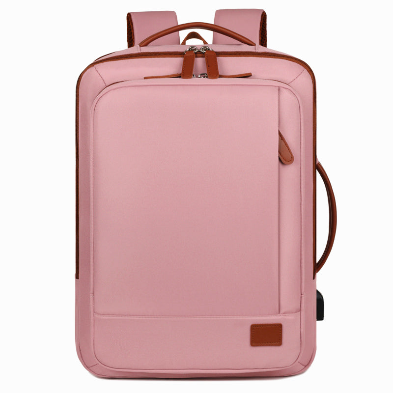 Sarah Express Oxford Cloth Business Shoulder Bag Pink