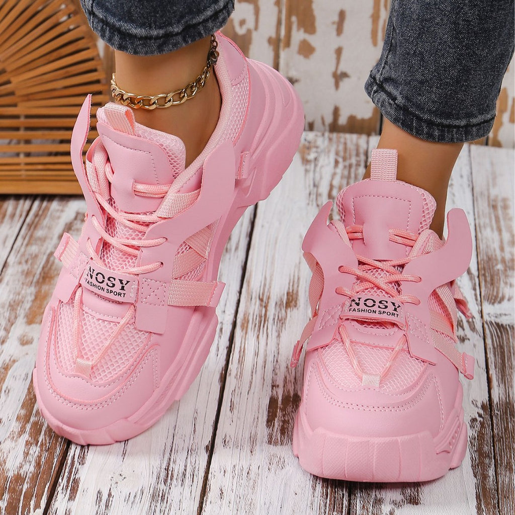 Sarah Express Platform Mesh Dad Sneakers