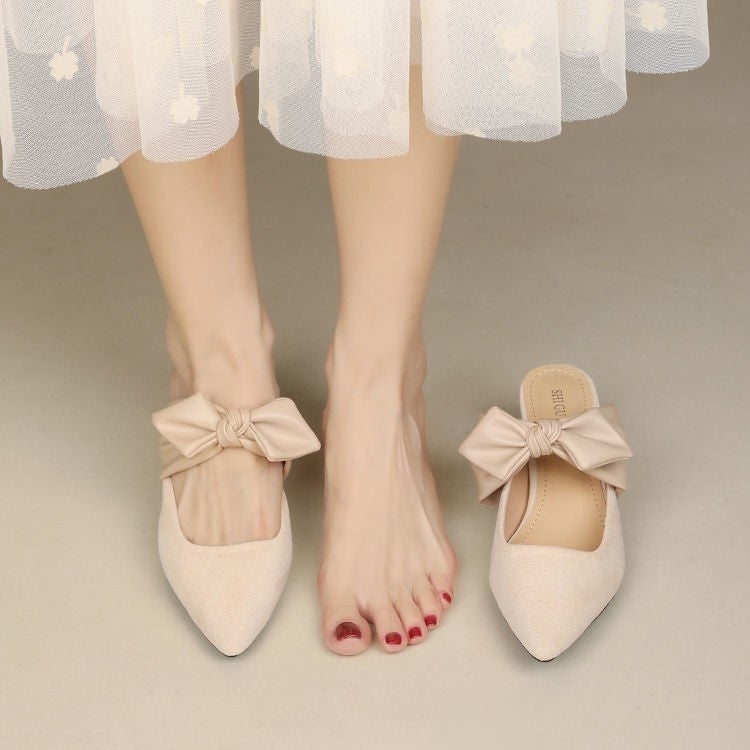 French Style Pointed Toe Block Heels – pointed toe and heel profile alternate view 3