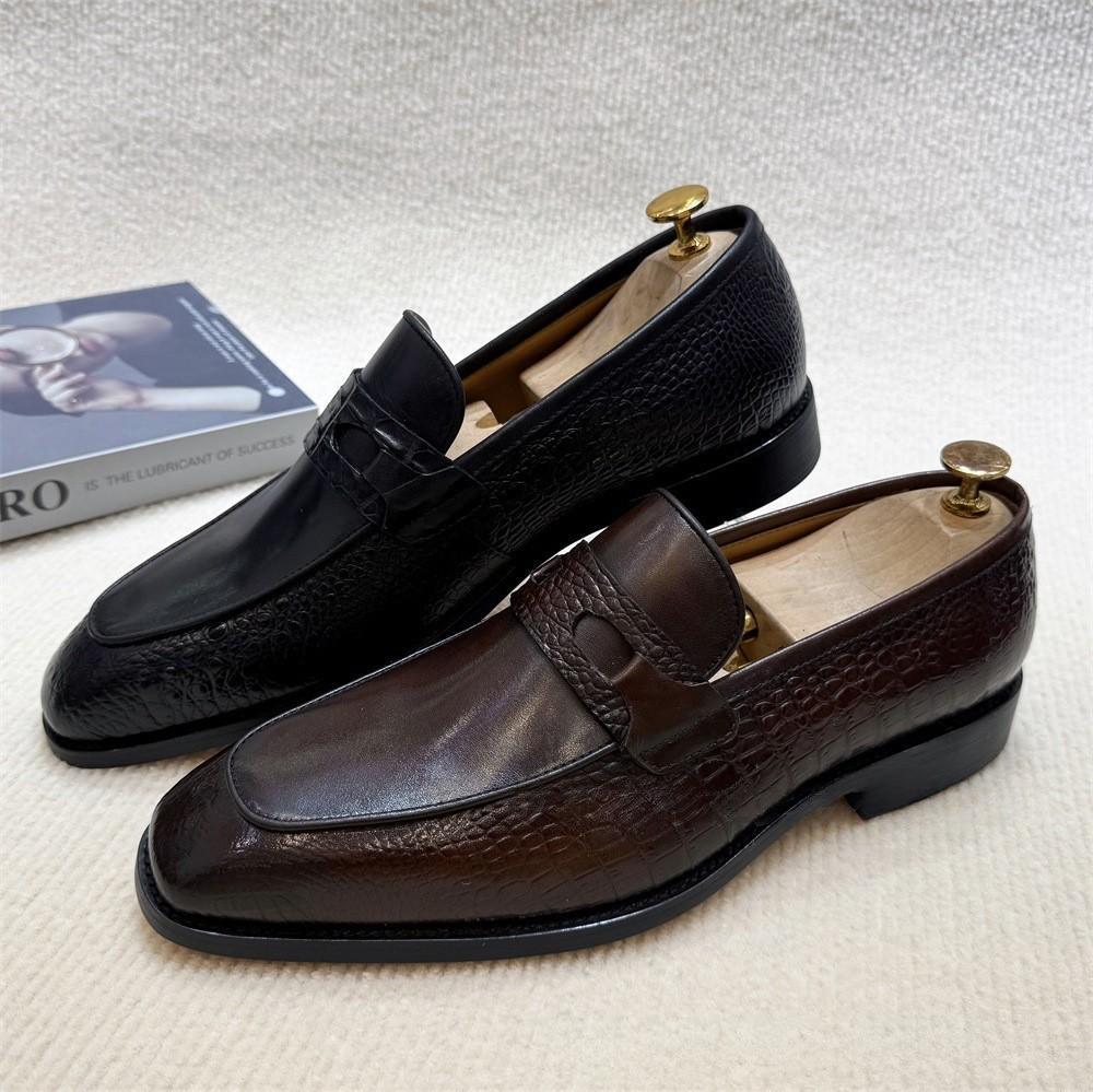 Large-size Mens Casual Formal Leather Shoes – product detail alternate view 7