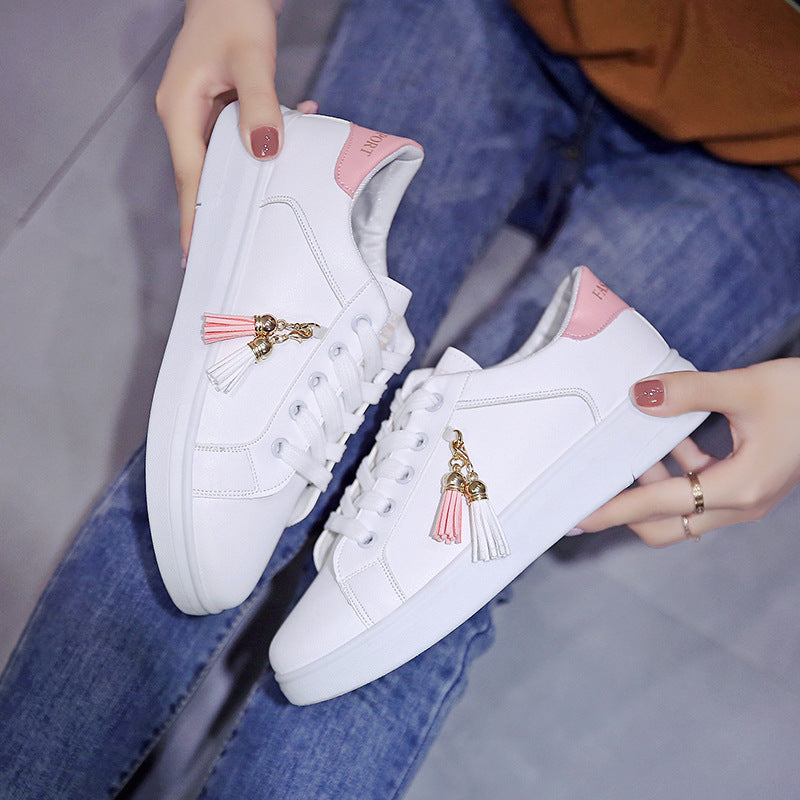 Sarah Express Korean Casual Cross Strap Breathable Sneakers