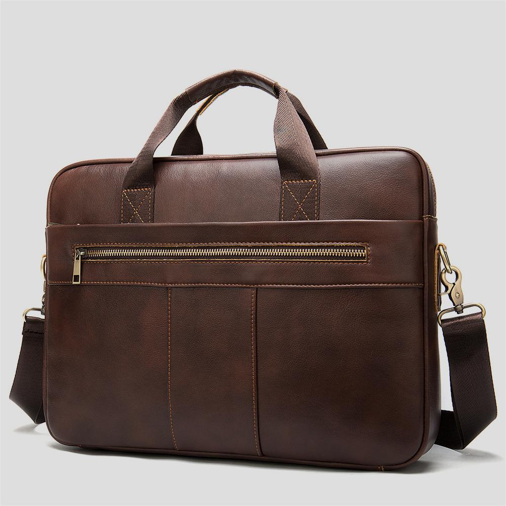 Sarah Express Professional Leather Business Commute Briefcase