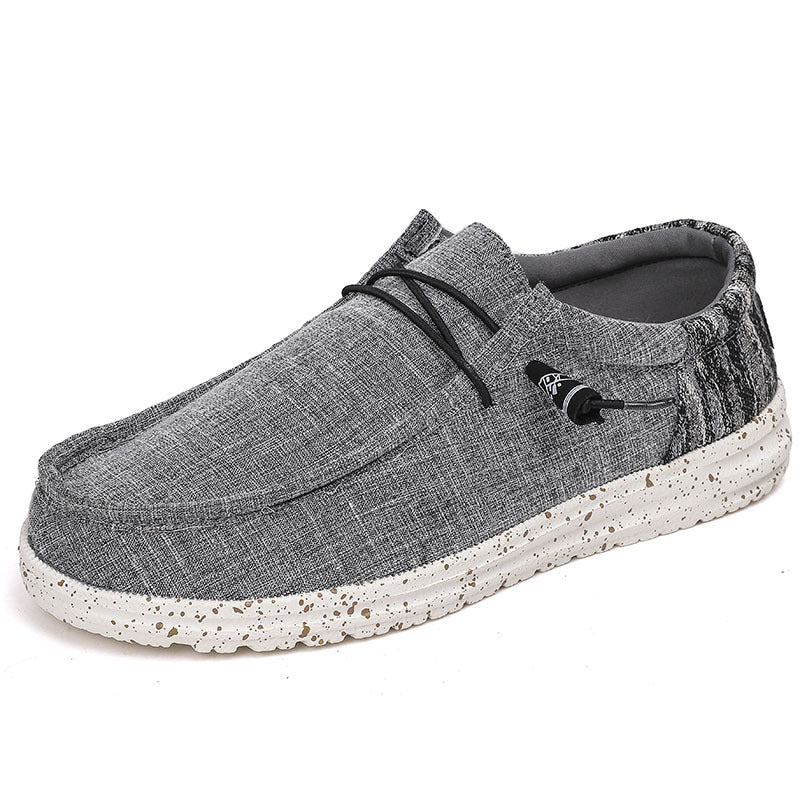 Sarah Express Men's Breathable Canvas Casual Flats