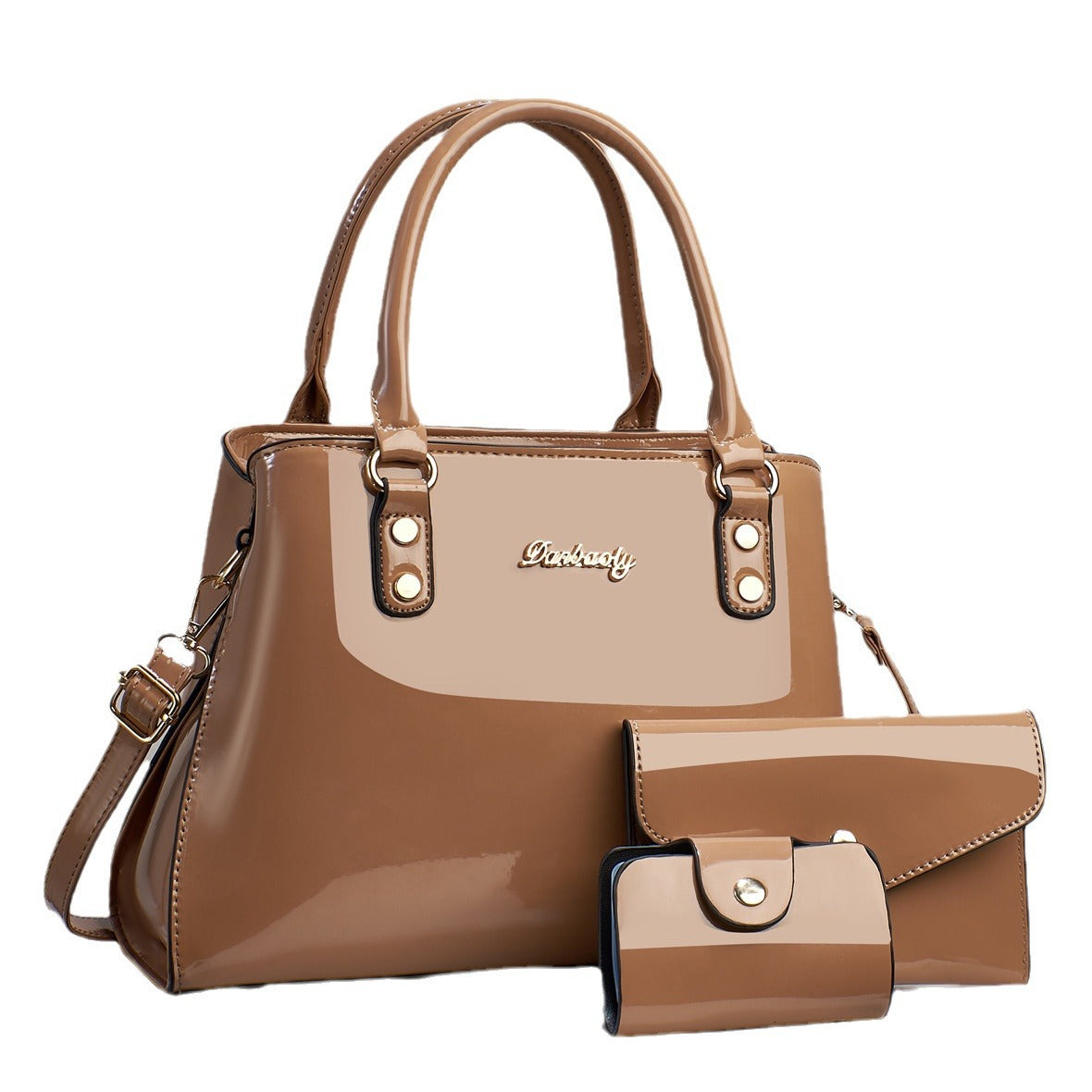 Sarah Express Structured Three-Piece Travel Handbag Set