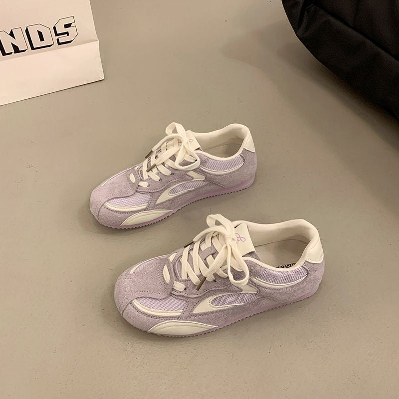 Sarah Express Women's Breathable Mesh German Trainer Sneakers